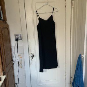 Uniqlo Black Slip Dress Size Medium